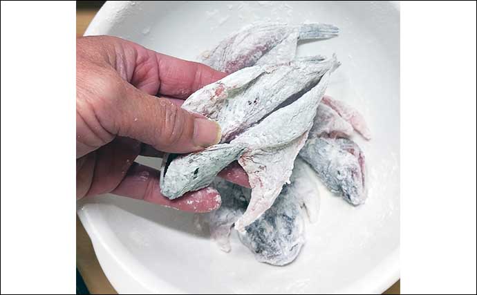 釣魚で作る「ビールのおつまみ」レシピ：アラカブのネギポン　揚げてポン酢へドボン