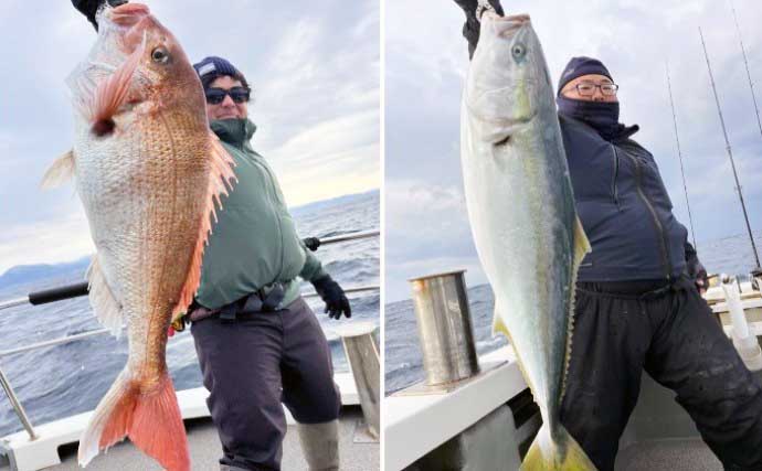 関西エリアの【船釣り特選釣果】 アマラバでシロアマダイが船中30匹と爆釣！