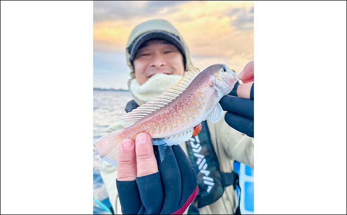 高級魚アマダイ釣りでシロアマダイ混じりに40cm超え本命が顔出し【神奈川・ちがさき丸】