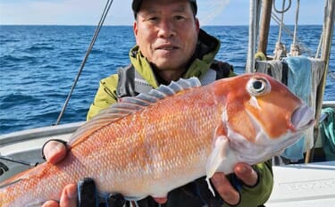 【船のエサ釣り釣果速報】玄界灘の沖五目釣りで大型アマダイ浮上！（福岡）