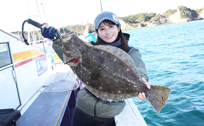 外房ヒラメ釣りが絶好調！【千葉・つる丸】朝イチに連発で6ヒット5キャッチ