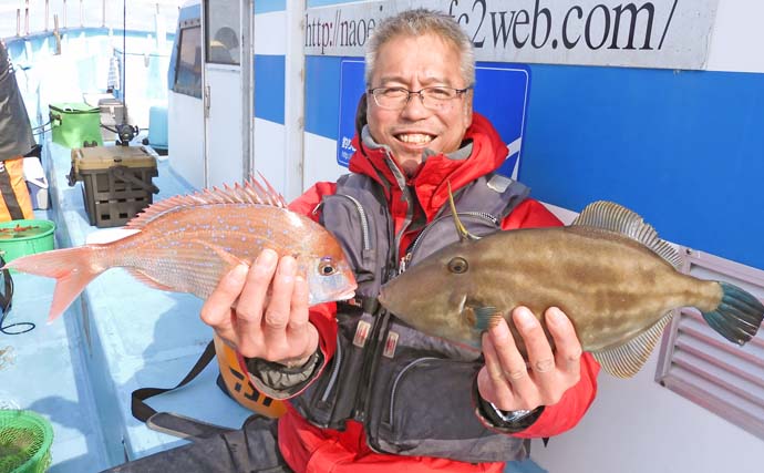 船のコマセ釣りで38cm頭にトップ31尾と好調！【千葉・直栄丸】置き竿釣法で良型続出