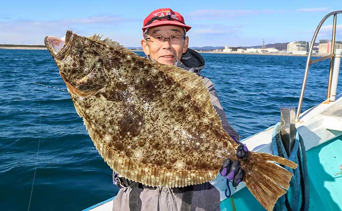 親子で挑む日立沖の船ヒラメ釣り【茨城・釣友丸】船中5.5kgの特大サイズが顔見せ！