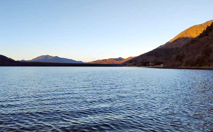 「デカサギ」で有名な西湖でのボートワカサギ釣りで186尾【山梨】当歳魚サイズが中心