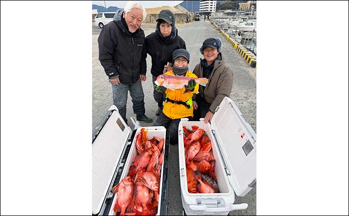 【船のエサ釣り釣果速報】泳がせ釣りでチカメキントキが入れ食い！（福岡）