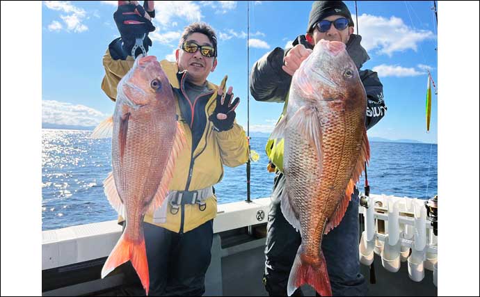 関西エリアの【船釣り特選釣果】鬼アジ狙いで47cm筆頭に大型マアジが続々顔出し！