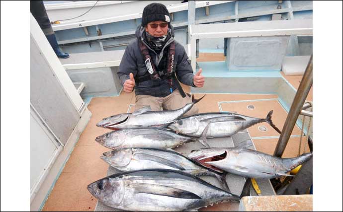 【沖のルアー釣果まとめ】トンボジギング船でビンチョウマグロが船中29匹！（愛知）