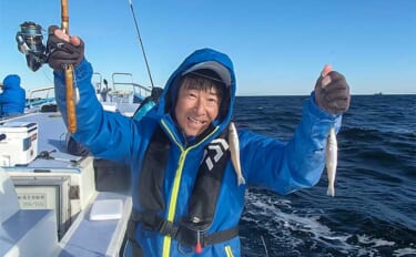 強風の木更津沖で船シロギス好釣【東京・まる八】誘いの工夫で20cm級が…