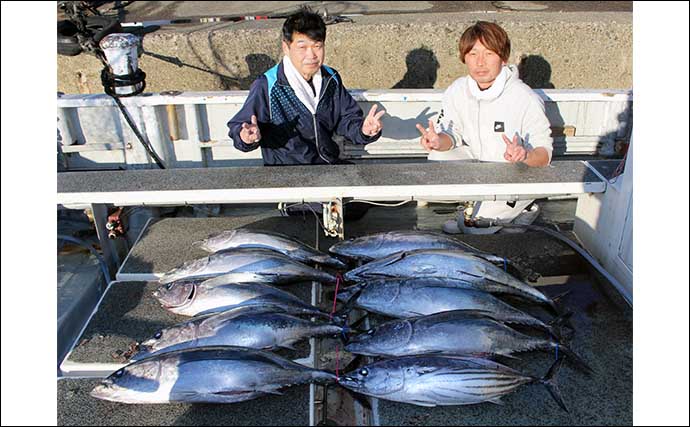 【沖釣り釣果速報】トンボジギング船で24ヒット15キャッチと好調継続中！（三重）