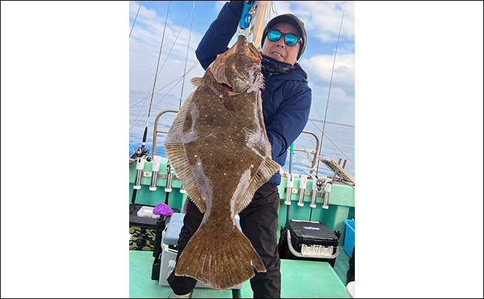 【船釣り釣果速報】芦屋沖の泳がせ釣りで大型ヒラメが続々浮上！（福岡）