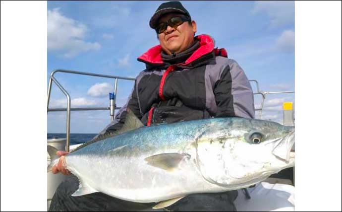 【福岡の船釣り釣果速報】玄界灘の落とし込み釣りで座布団サイズのヒラメにサワラ！