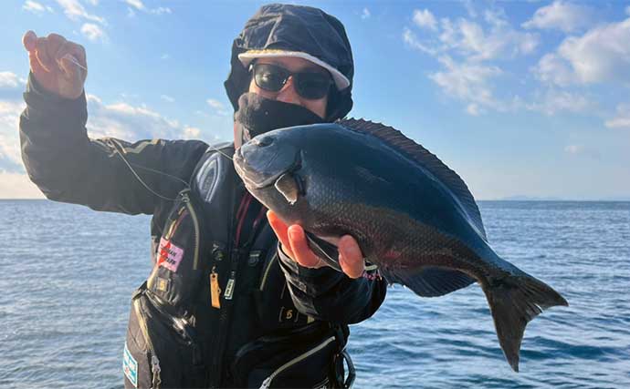 大分南部の沖磯でアカハタにキジハタにカサゴとロックフィッシュが好反応！【ふかしま丸】