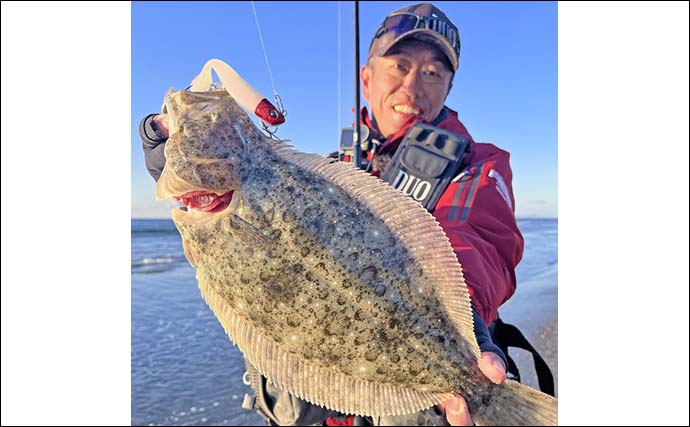 真冬のサーフでルアーを投げたらヒラメとマゴチが釣れた！【愛知・豊橋】