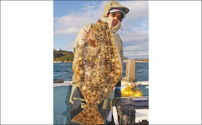 鳥羽沖イワシ泳がせ釣りで大物連発！【勝丸】ヒラメ・マダイ・寒ブリ・スズキと絶好調