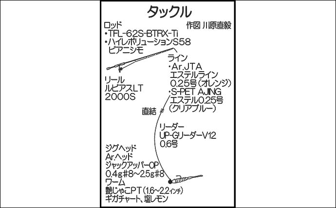 堤防アジング釣行で26cm頭に良型アジを20尾キャッチ【山口・周防大島】