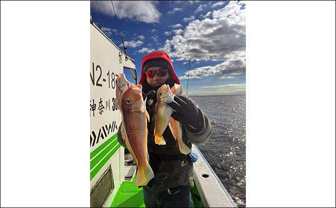 高級魚アマダイを狙いの船釣りに挑戦【神奈川・相模湾】流用タックルでアカアマダイ＆シロアマダイ好捕