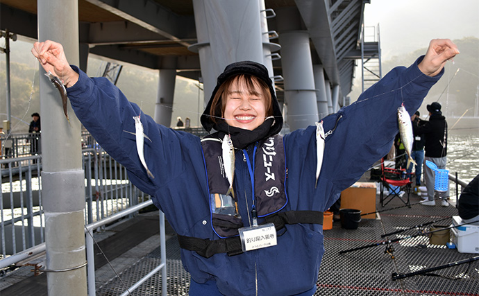 「アイドルの狩猟本能が覚醒！」NMB48平山真衣が成人後初の釣りでアジ爆釣　思わず悲鳴をあげたワケとは？