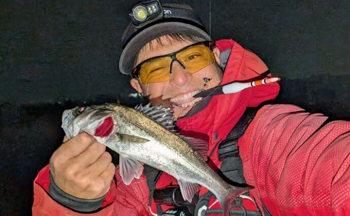 電気ウキで狙う冬のセイゴ釣り【名古屋港】アオイソメエサで30cm本命をキャッチ