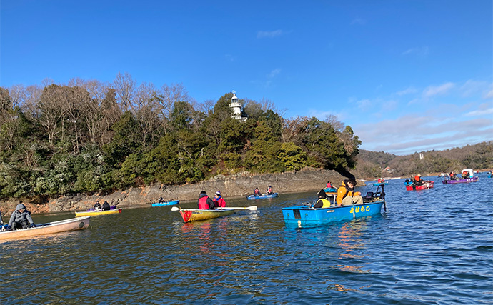 入鹿池でのボートワカサギ釣りで130匹キャッチ！【愛知】灯台裏ポイントで連発