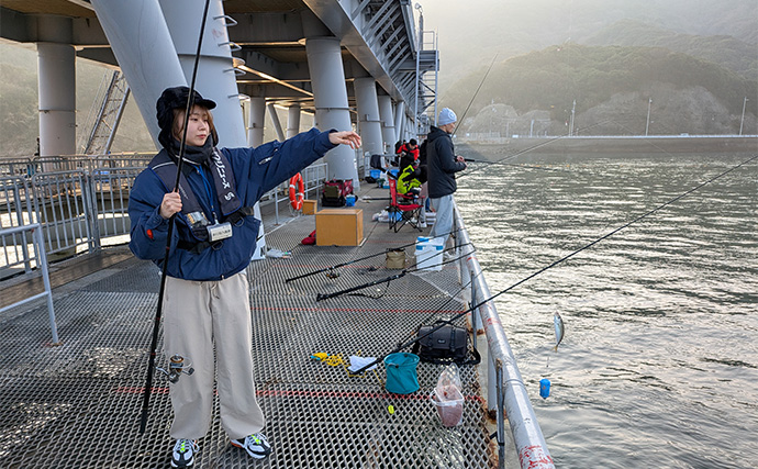 「アイドルの狩猟本能が覚醒！」NMB48平山真衣が成人後初の釣りでアジ爆釣　思わず悲鳴をあげたワケとは？