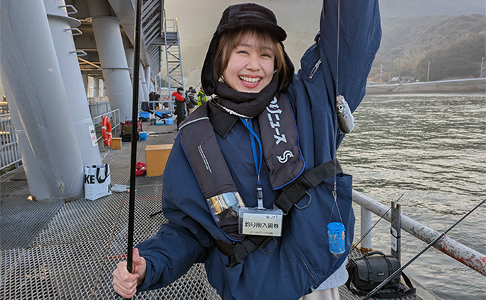 「アイドルの狩猟本能が覚醒！」NMB48平山真衣が成人後初の釣りでアジ爆釣　思わず悲鳴をあげたワケとは？