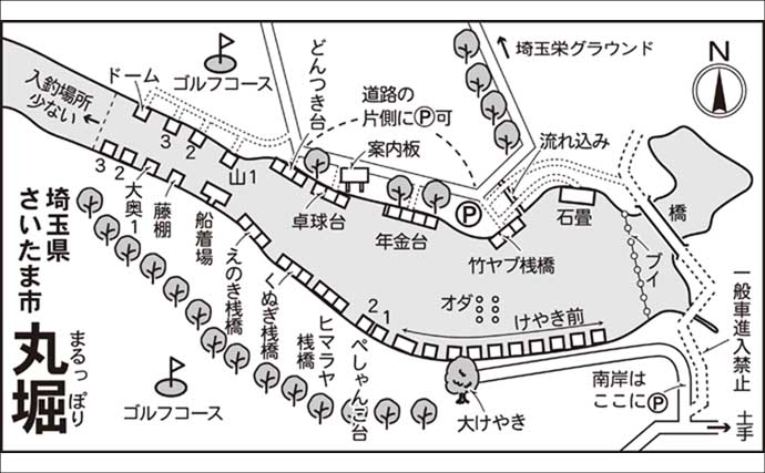 今週のヘラブナ推薦釣り場2025【埼玉・丸堀】