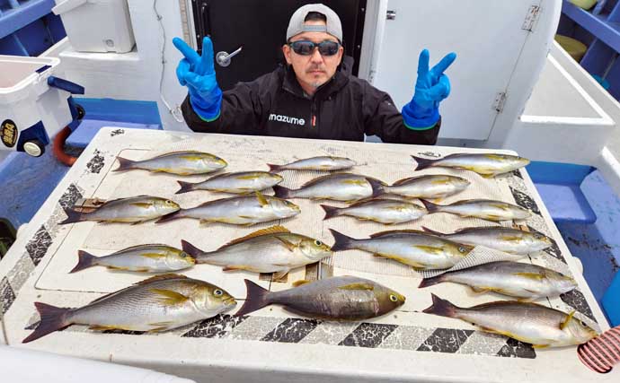 【沖釣り釣果速報】御前崎沖の五目便でシマアジ・カンパチなど多彩な魚種がヒット中（愛知・静岡）