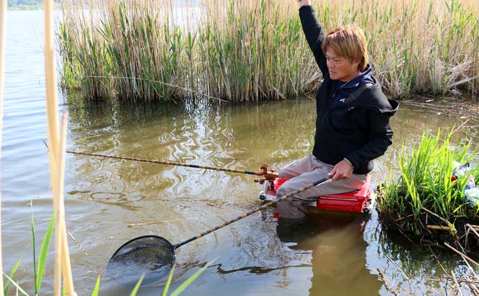 吉田康雄のザ・チャレンジへらぶな【超浅場で晩春ベラを狙う：第3回】