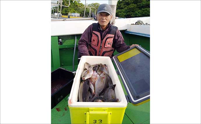 【船のエサ釣り釣果速報】メバル釣りで尺メバル混じりで大型が入れ食い！（福岡）