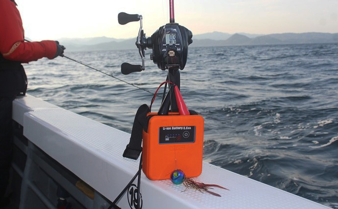 【船長直伝】ディープタイラバのキモ　電動リールに「リチウムイオンバッテリー」がお勧めなワケとは？