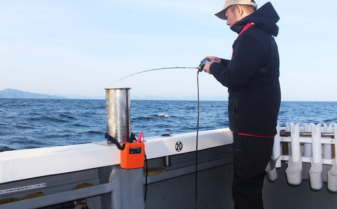 【船長直伝】ディープタイラバのキモ　電動リールに「リチウムイオンバッテリー」がお勧めなワケとは？