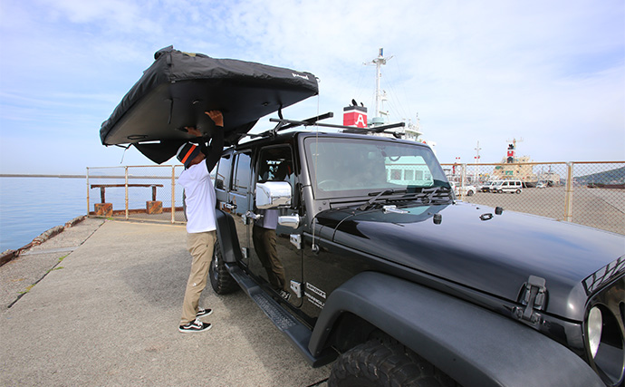 釣り人の夢【寝ながら釣り】が現実に！ ルーフトップテント『peakpod』で快適フィッシング