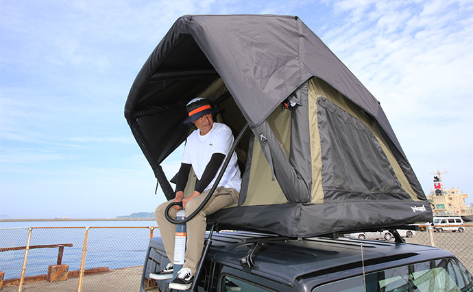 釣り人の夢【寝ながら釣り】が現実に！ ルーフトップテント『peakpod』で快適フィッシング