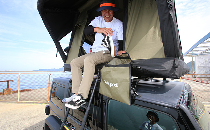 釣り人の夢【寝ながら釣り】が現実に！ ルーフトップテント『peakpod』で快適フィッシング