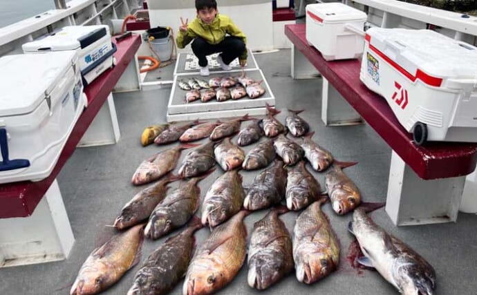 【沖釣り釣果速報】玄界灘のひとつテンヤ釣りで7kgの大ダイ浮上（福岡）