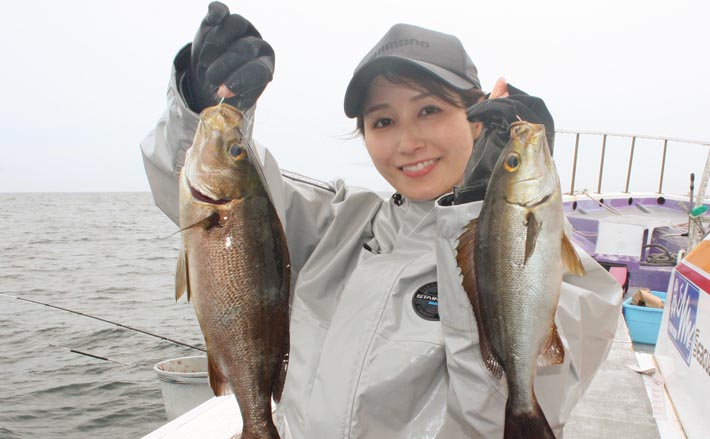 大原沖のイサキ釣りで最大41cmを筆頭に良型が多点掛け！【千葉】浅場