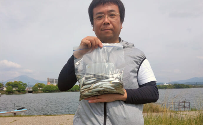 長浜港で美味な「小アユ」連発！【滋賀・琵琶湖】名人の助言でリベンジ成功