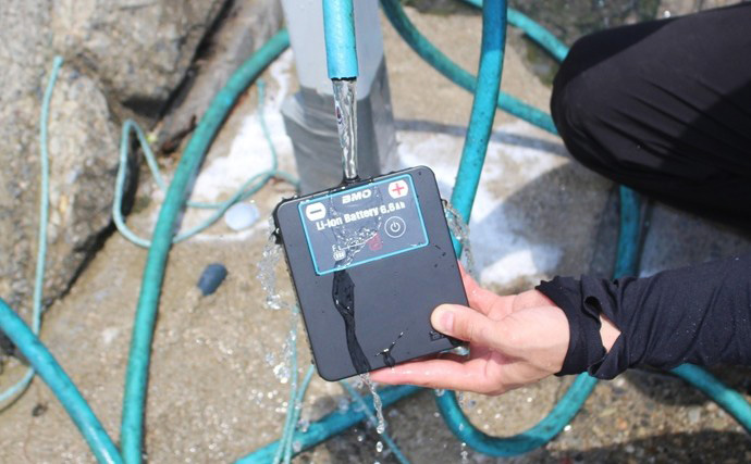 「40cm超え頭に良型イサキ爆釣！」電動リール＆探見丸2台同時接続可能なバッテリーが大活躍【三重】