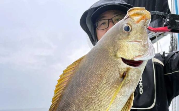 【沖釣り釣果速報】イサキ五目便でジャンボ連発＆大アジ・ヒラメも好調（熊本・大分）