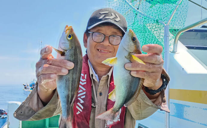 「船中トップは115尾！」剣崎沖のイサキ釣りで良型連発＆イシダイもヒット【神奈川】