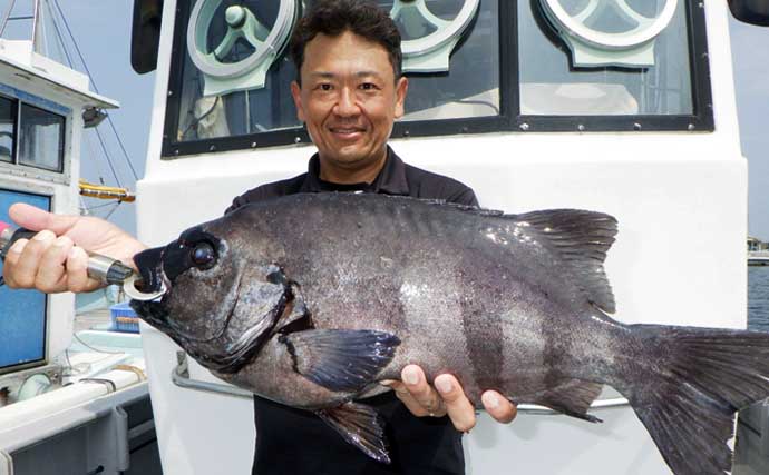 【沖釣り釣果速報】伊良湖沖のイシダイ釣りで4.6kgの良型浮上！（愛知・静岡）