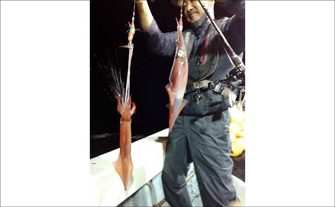 【沖釣り釣果速報】イカメタルで船中トップ131尾！玄界灘の夜焚きイカ釣りが絶好調（福岡）