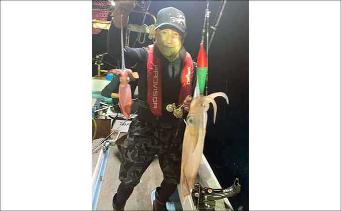 【沖釣り釣果速報】イカメタルで船中トップ131尾！玄界灘の夜焚きイカ釣りが絶好調（福岡）