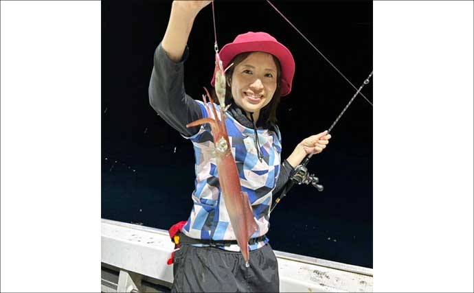 【沖釣り釣果速報】イカメタルで船中トップ131尾！玄界灘の夜焚きイカ釣りが絶好調（福岡）