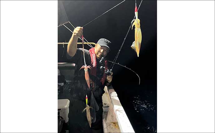 【沖釣り釣果速報】イカメタルで船中トップ131尾！玄界灘の夜焚きイカ釣りが絶好調（福岡）