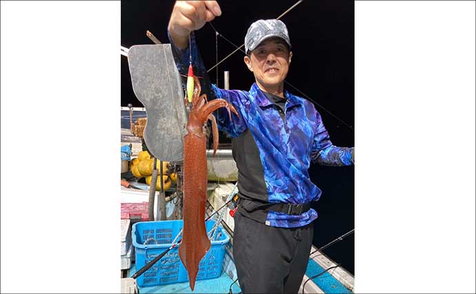 【沖釣り釣果速報】イカメタルで船中トップ131尾！玄界灘の夜焚きイカ釣りが絶好調（福岡）