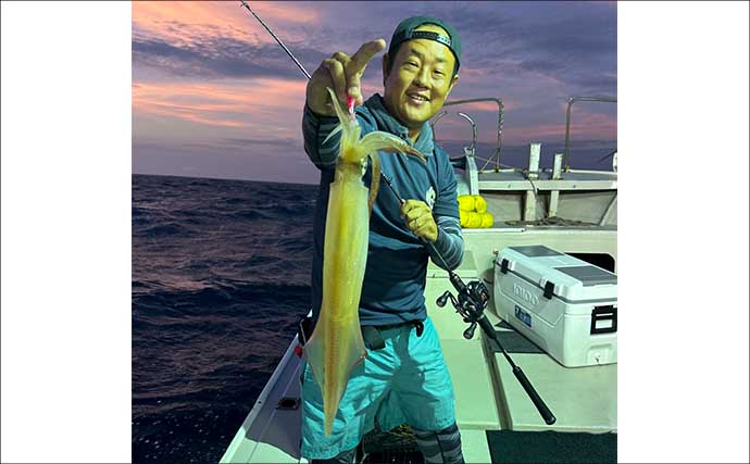【沖釣り釣果速報】イカメタルで船中トップ131尾！玄界灘の夜焚きイカ釣りが絶好調（福岡）
