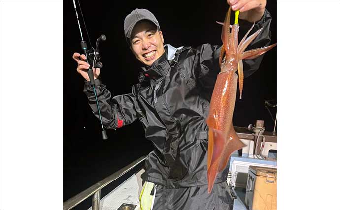 【沖釣り釣果速報】イカメタルで船中トップ131尾！玄界灘の夜焚きイカ釣りが絶好調（福岡）
