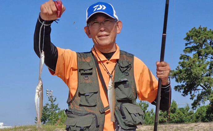 町屋海岸の投げキス釣りで20cm頭に34匹をキャッチ【三重】本格シーズン突入か