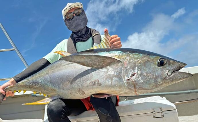 「37kgメバチマグロ浮上！」志摩沖パヤオジギングでツナ3種盛りを達成【三重】